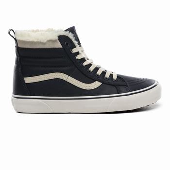 Vans SK8-Hi MTE - Miesten Korkeavartiset tennarit - Leather/Parisian Night